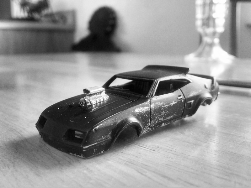 Illustration for article titled Mad Max: Custom HotWheels Interceptor.
